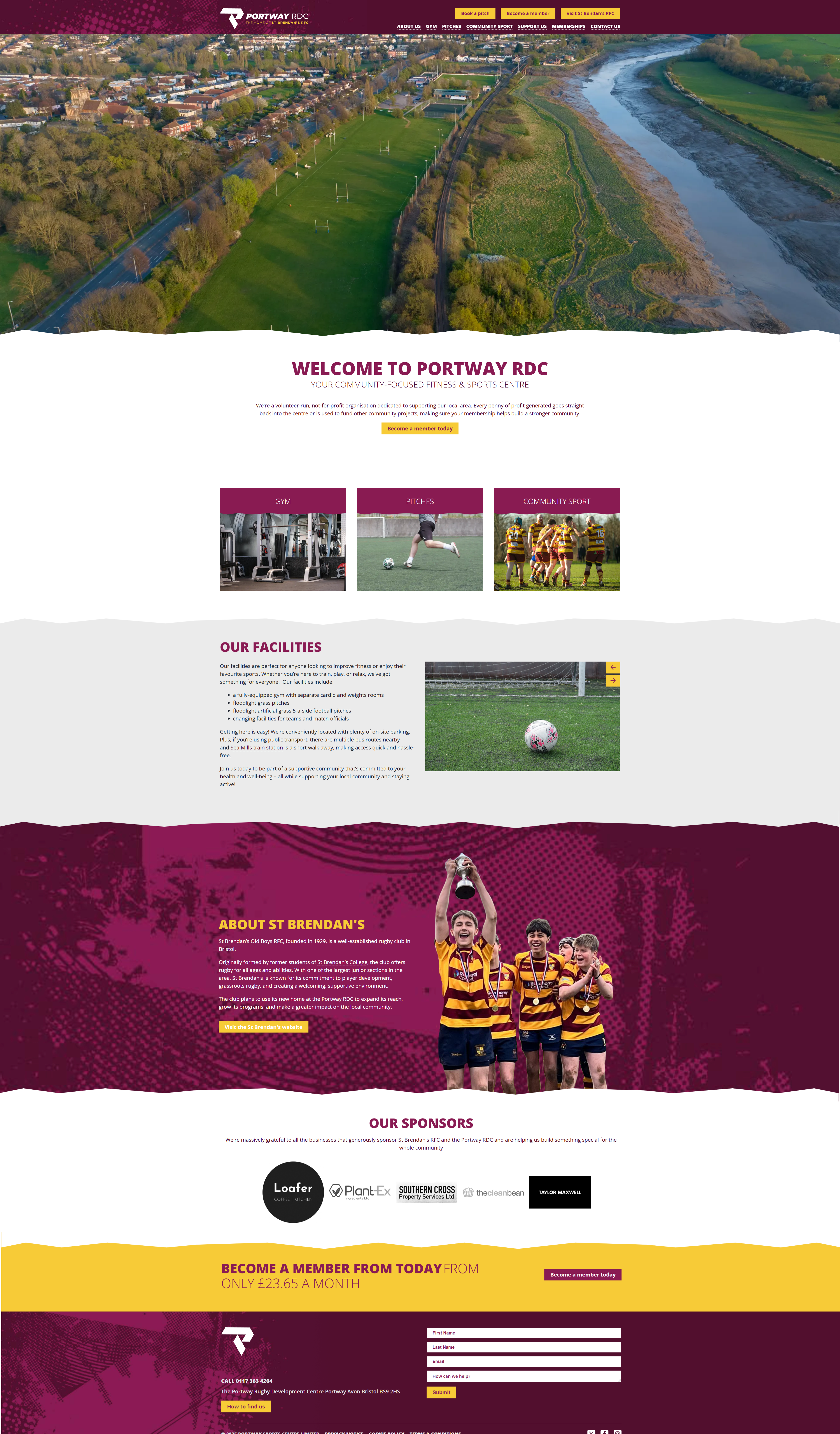 Example design from Portway RDC